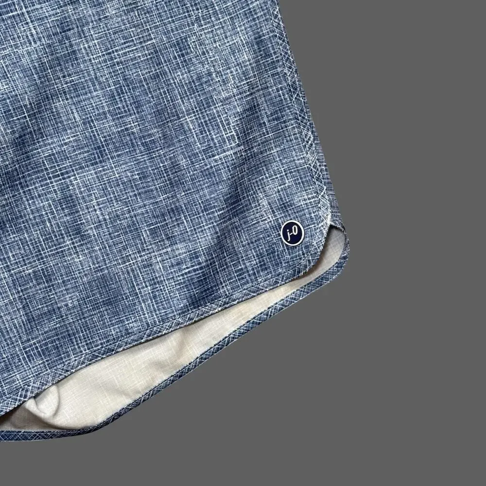 Johnnie-O Ariba Blue Lake Patterned Swim Trunks XL